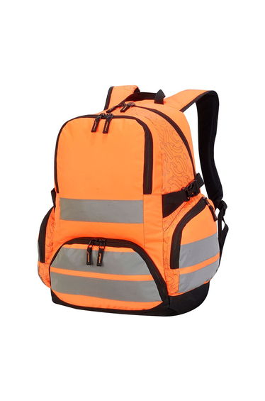 Shugon London Pro Hi-Vis Backpack (Pack of 2) - Hi Vis Orange