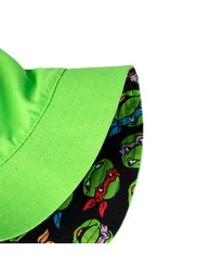 Teenage Mutant Ninja Turtles Boys Faces Reversible Bucket Hat - Green - 3