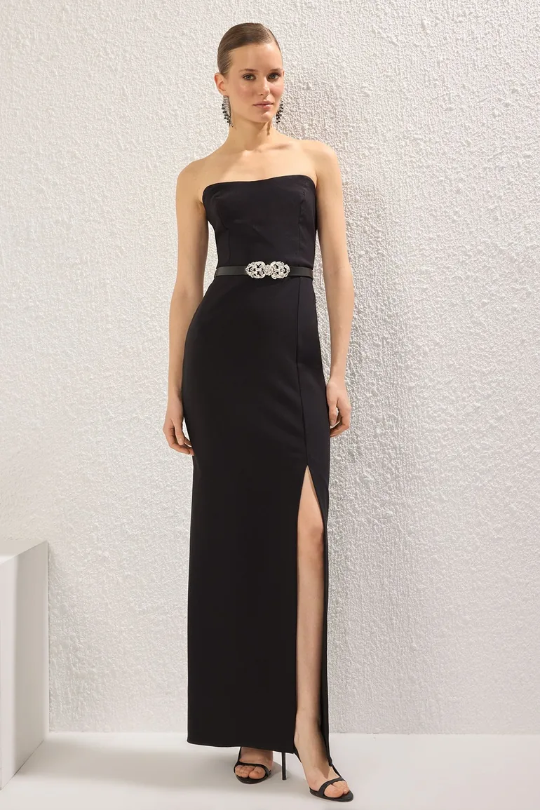 black graduation dress strapless Cicinia Black Graduation Dresses Short A-Line Bubble Hem Strapless Mini Dress