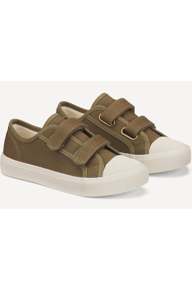 Kids Canvas Trainers with Touch 'n' Close Fastening