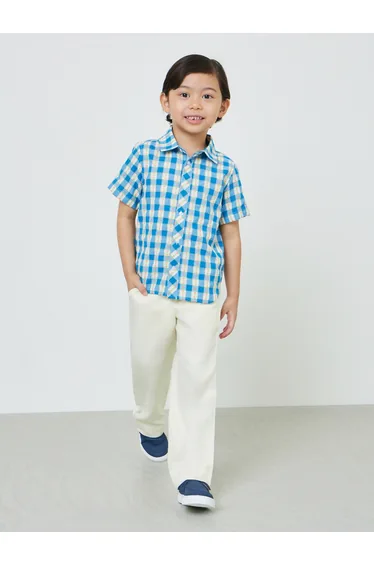 Boys Solid Pants with Drawcord and Side Pocket