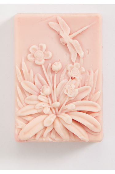 Liquorish Dragonfly flowers Floral Soap Handmade Soap