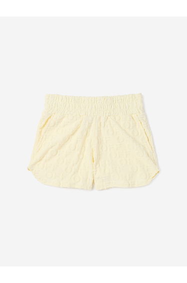 Off-White Girls Off AO Terry Shorts in Yellow