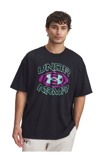 Graphic Print Round Neck Oversized T-Shirt