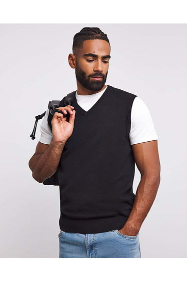 Cotton Sweater Vest
