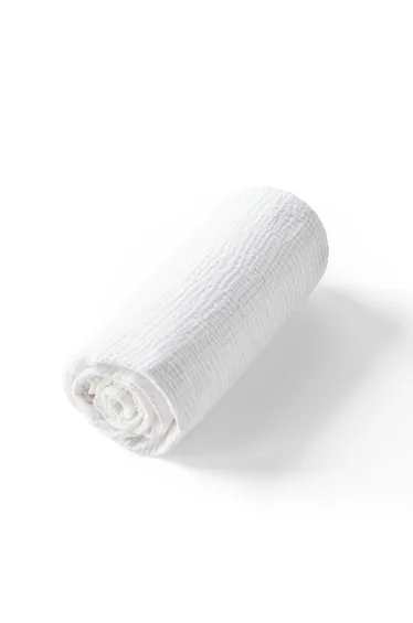 Cuddly Organic Cotton Muslin 200 Thread Count Fitted Sheet