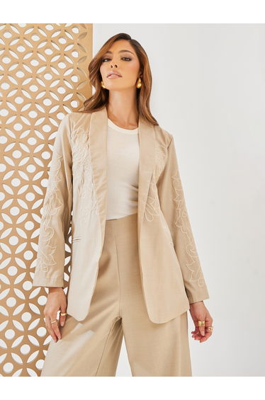 Regular Fit Embroidered Blazer