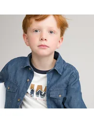 La Redoute Collections Blue Denim Shirt - 1