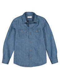 La Redoute Collections Blue Denim Shirt - 2