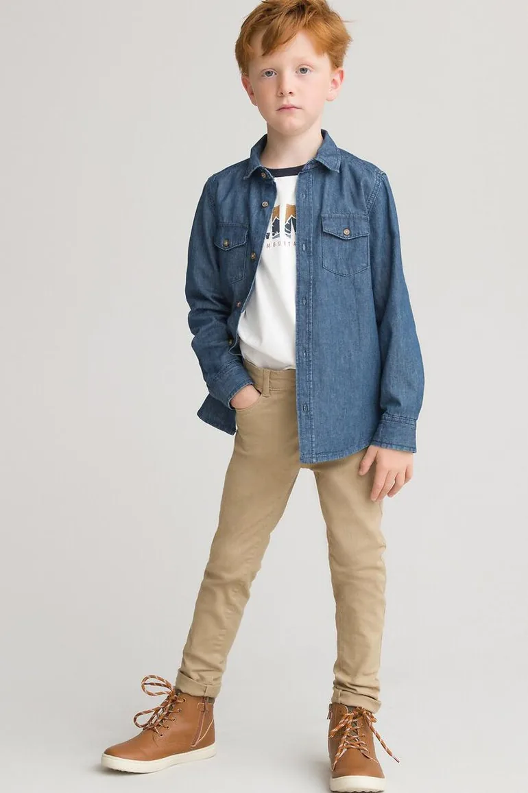 La Redoute Collections Blue Denim Shirt