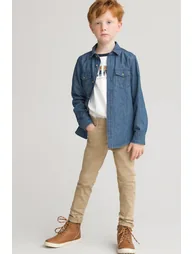 La Redoute Collections Blue Denim Shirt