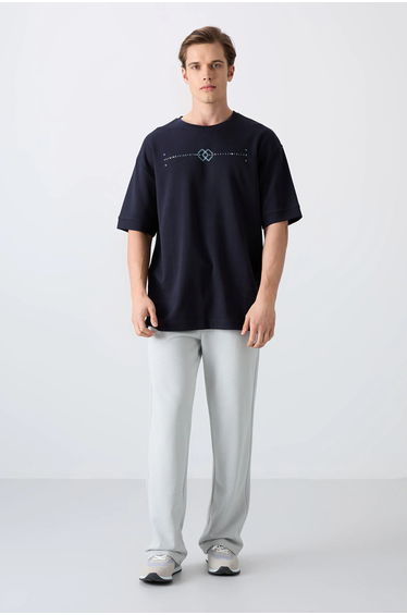 TOMMY Oversized Printed Crew Neck T-Shirt