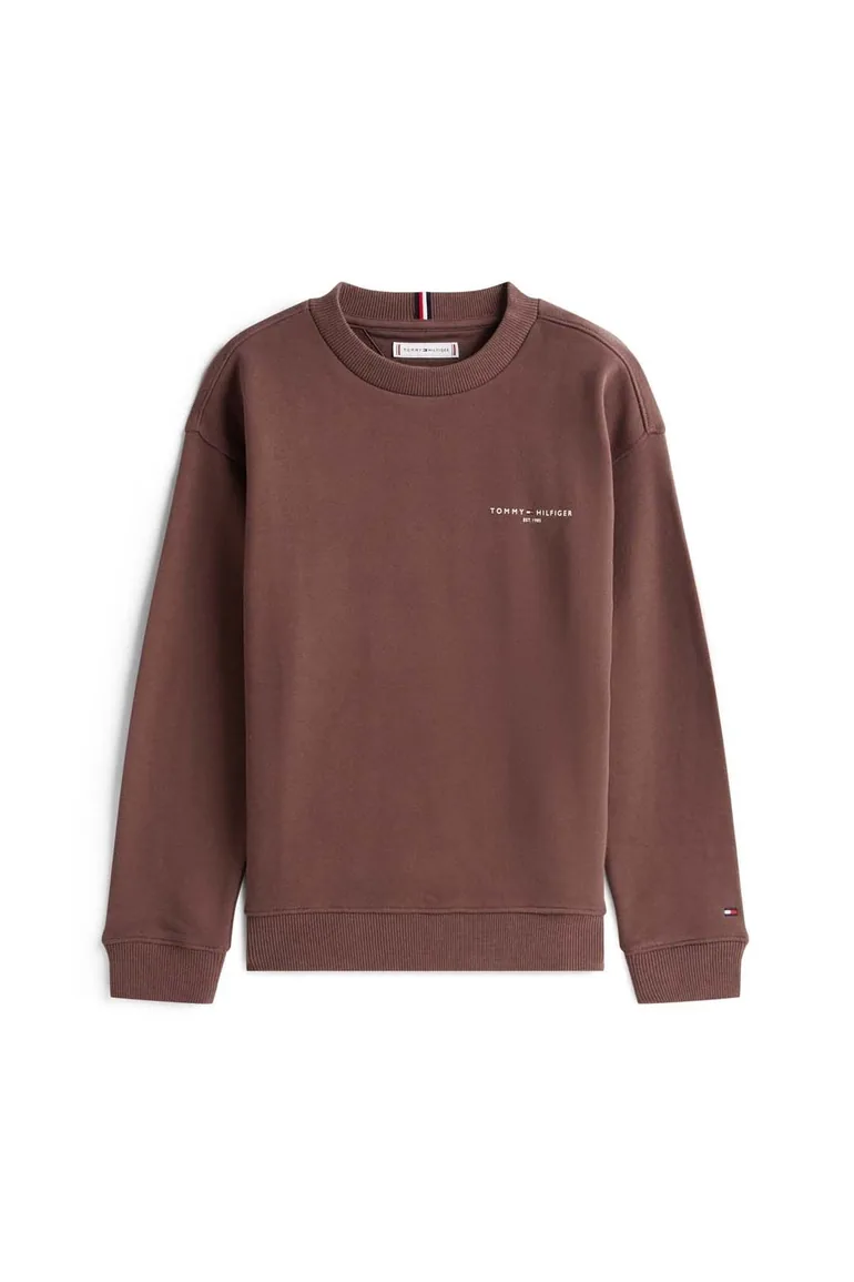 Mini Corp C-Neck Sweatshirt Black Walnut - 1
