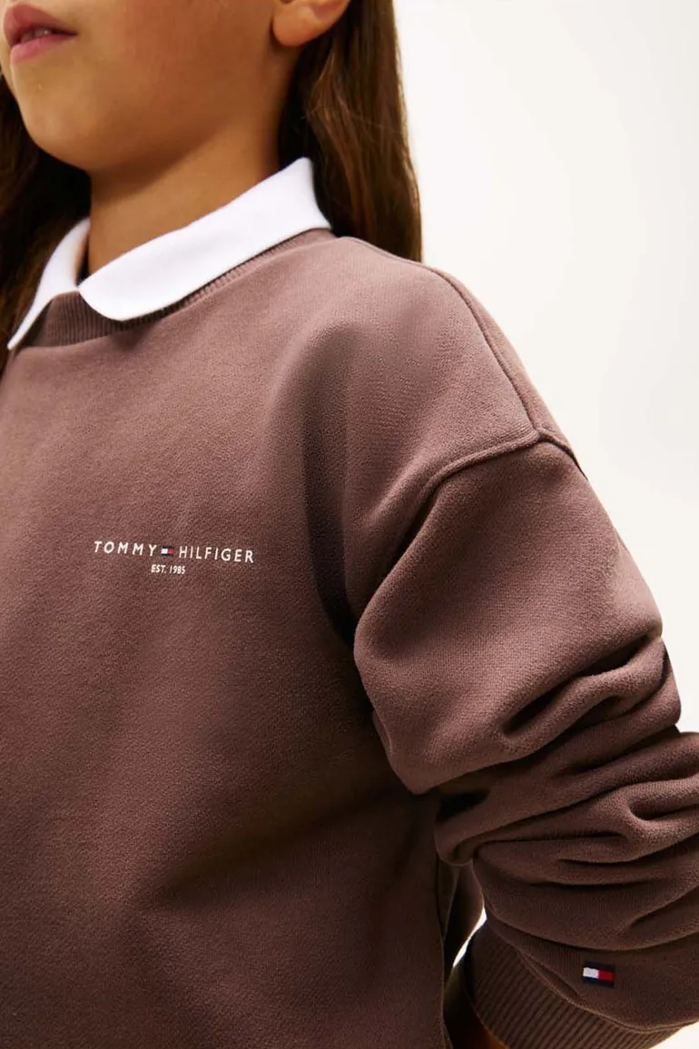 Mini Corp C-Neck Sweatshirt Black Walnut - 2