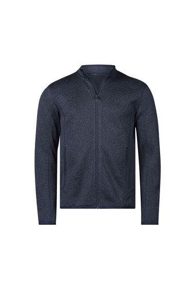 Tee Jays Mens Aspen Full Zip Jacket - Navy Melange