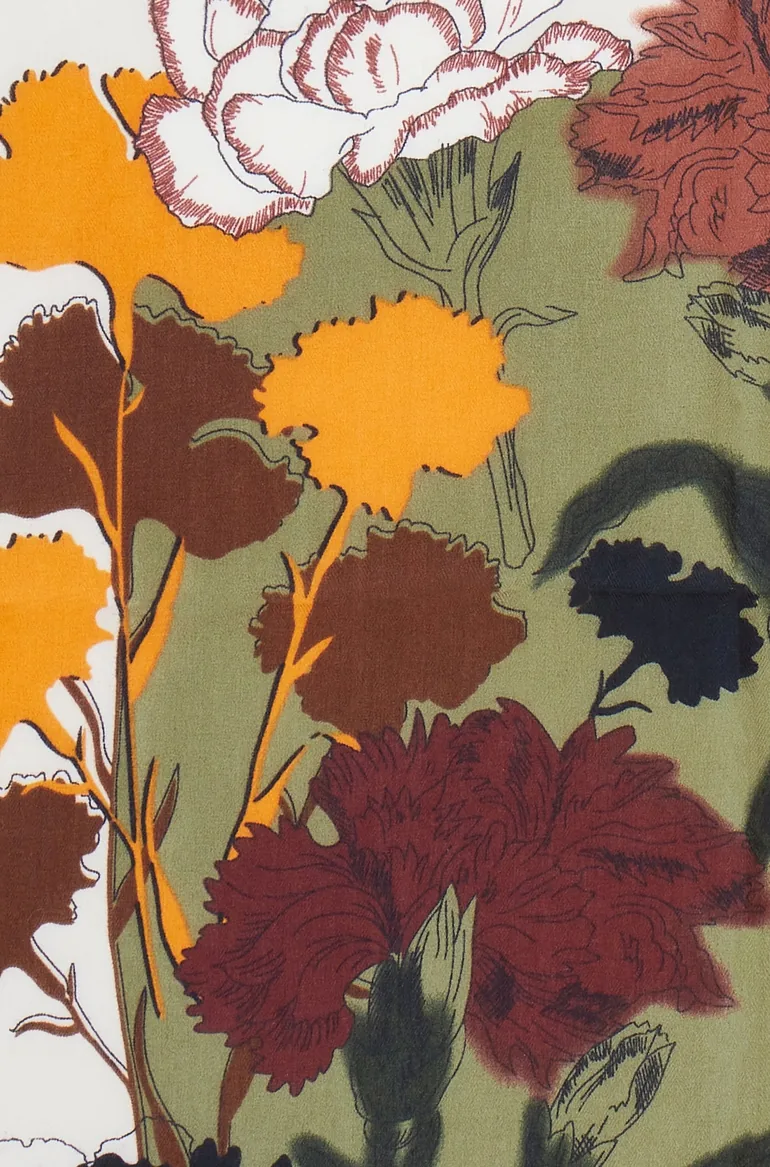 وشاح يومي باللون الأخضر - 1