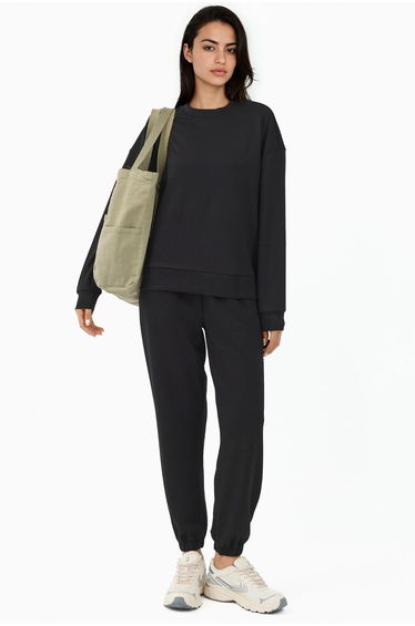 Elastic Waist Modal Touch Jogger Pants