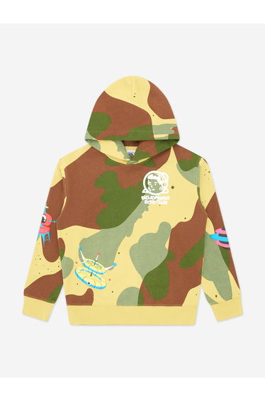 Billionaire Boys Club Boys All Over Space Camo Popover Hoodie in Green