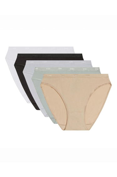 Pack of 5 EcoDim Les Pockets Knickers in Cotton