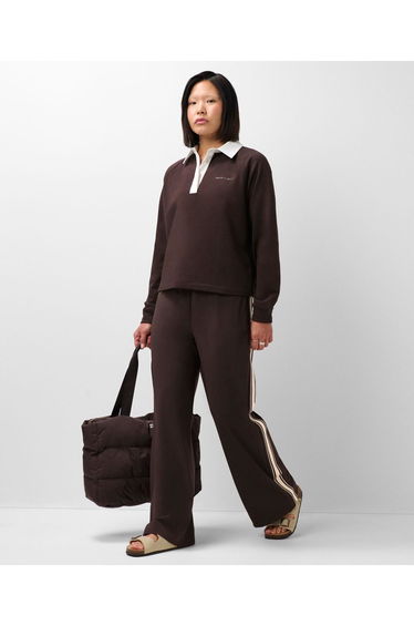 Revive Rugby Sweatshirt Espresso Brown