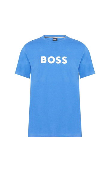 Boss Mens Hbw Logo T-Shirt - Royal Blue