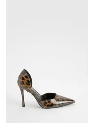 حذاء بكعب عالي بطبعة حيوانات - 1