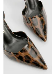 حذاء بكعب عالي بطبعة حيوانات - 3