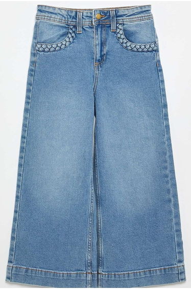 Wide-leg fit trousers BLUE