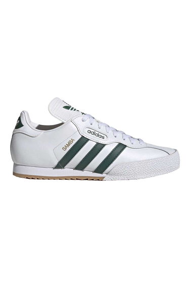 Adidas Childrens/Kids Samba Super Leather Trainers - White/Green