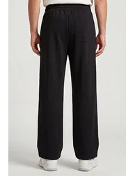 Wide Leg Drawstring Pants - 1
