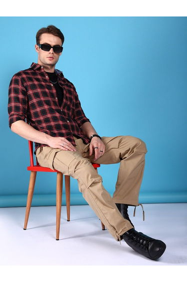 Men Checked Casual Shirt