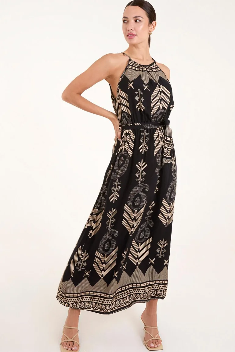 embroidered maxi dress with sleeves Floral Embroidered Maxi Dress With Sheer Flutter Sleeves In Blush Multi