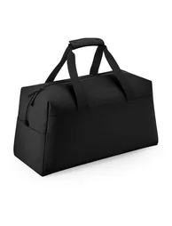 Bagbase Weekender Matte PU Duffle Bag - Black