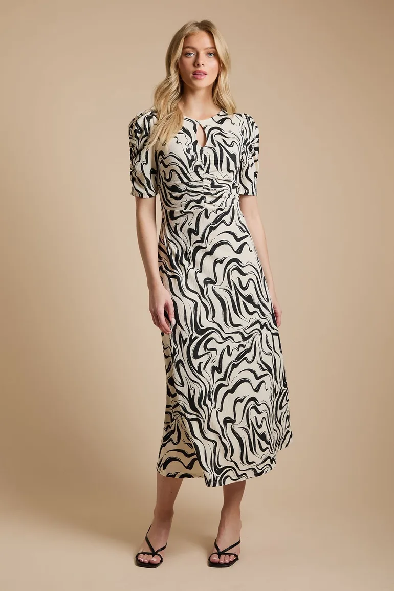 Neutral Short Sleeve Keyhole Jersey Midi Dress Dorothy Perkins Multicolour : Day Dresses : VogaCloset Qatar Neutral Short Sleeve Keyhole Jersey Midi Dress Dorothy Perkins Multicolour : Day Dresses : VogaCloset Qatar