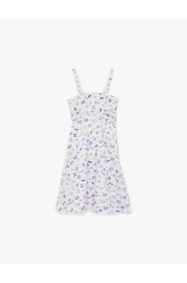 فستان كوتون بنفسجي