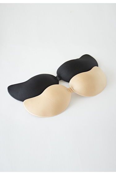 Drawstring Push Up Sticky Nude Bra