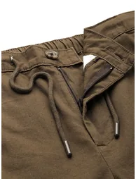 Men Brown Regular Fit Solid Joggers - 4