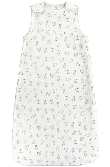Organic Cotton Sleeping Bag in Bunny Rabbit Print