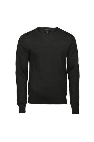 Tee Jays Mens Plain Crew Neck Sweatshirt - Pine