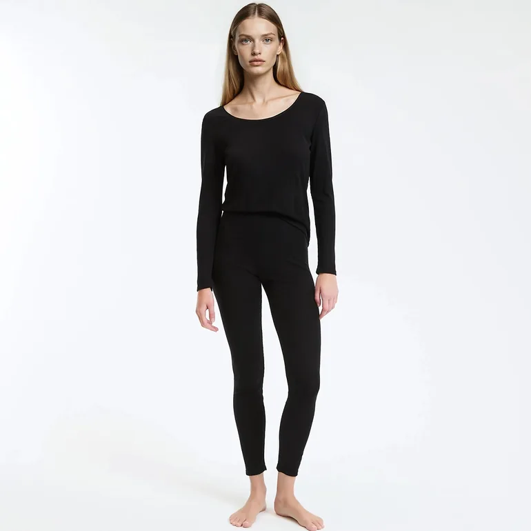 Leggings in Warm Fine Knitwear - 2