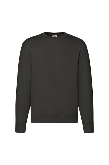 Fruit of the Loom Mens Premium Set-in Sweatshirt - Charcoal