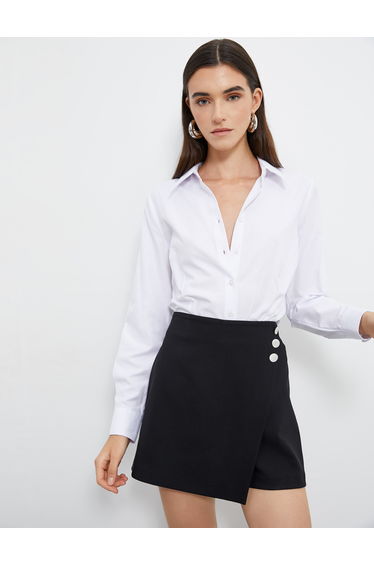 Long Sleeve Cotton Basic Shirt