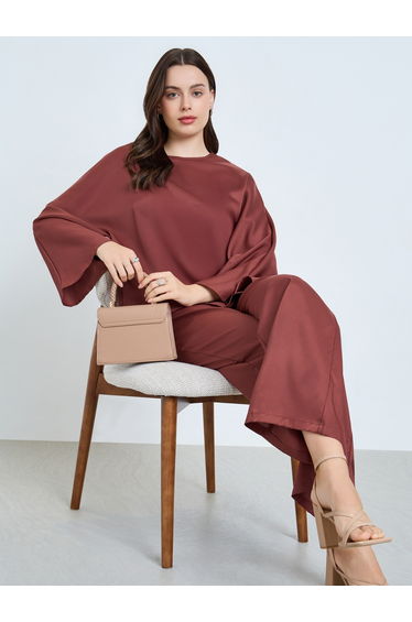 Women Casual Long Sleeve Top and Pants Co-Ords
