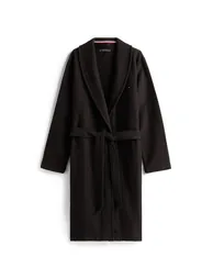 Everyday Essentials Waffle Bathrobe Black - 1