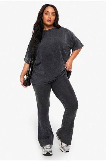 PLUS ACID WASH OVERSIZED TSHRIT