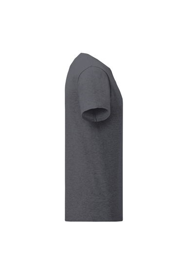 Fruit Of The Loom Mens Iconic Premium Ringspun Cotton T-Shirt - Dark Heather