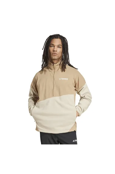 سويتشيرت اديداس بني بأكمام طويلة