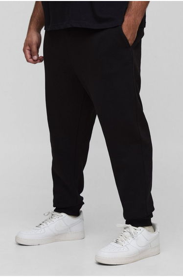 Plus Basic Slim Fit Joggers - black