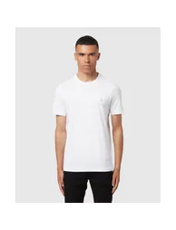 Men's Farah Danny Slim Fit Organic Cotton T-Shirt in White