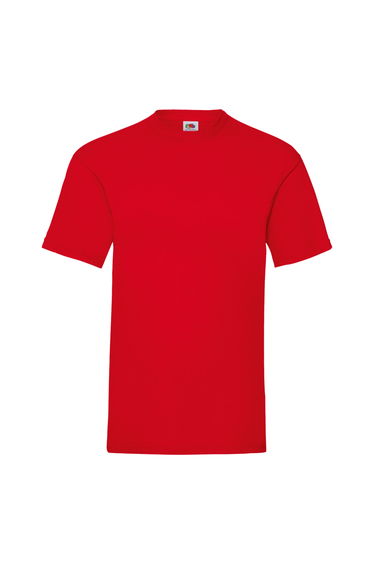 Fruit Of The Loom Mens Valueweight Short Sleeve T-Shirt - Red